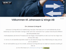 Tablet Screenshot of jw-it.se